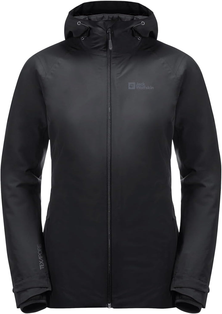 Jack Wolfskin Damen Glaabach 3in1 Jkt W Jacket XS Schwarz, XS Schwarz