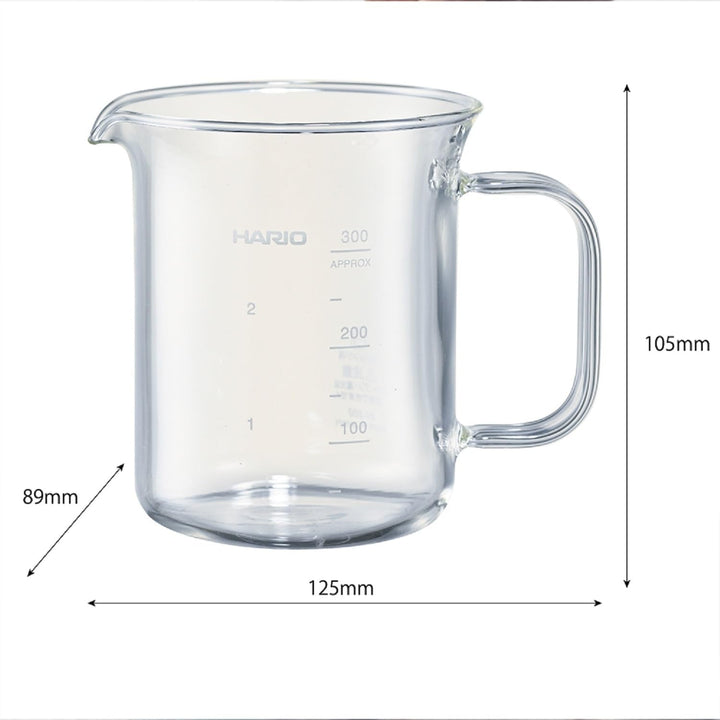 Hario Becher-Servierer, 300 ml, transparent 300ml Transparent, 300 ml Transparent