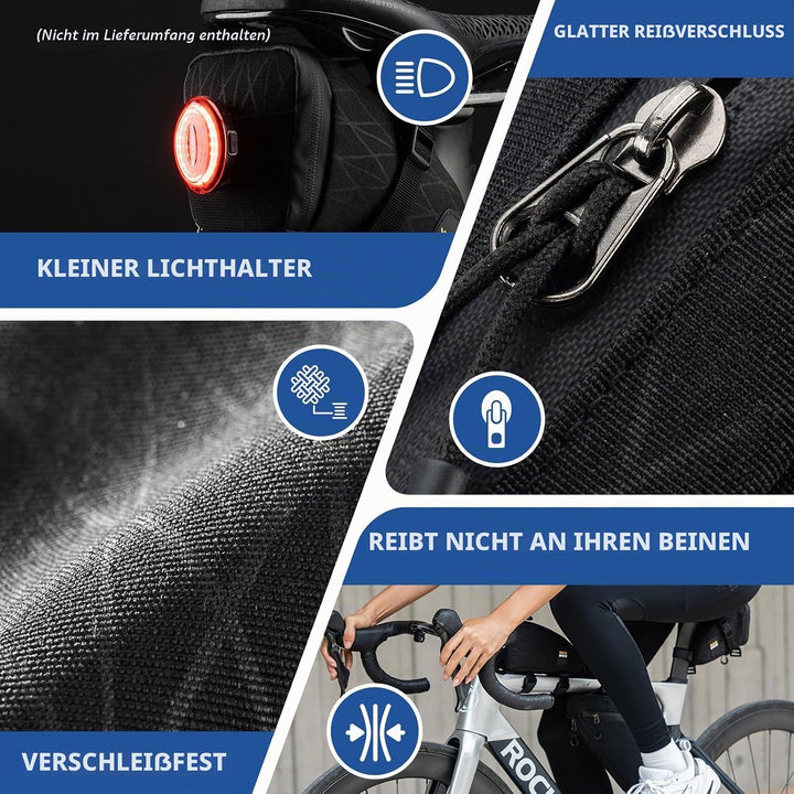 ROCKBROS Fahrradtasche Set Rahmentasche*2 + Satteltasche*1 Abnehmbare Tragbare ca. 1,2L 3 in 1 Umhän