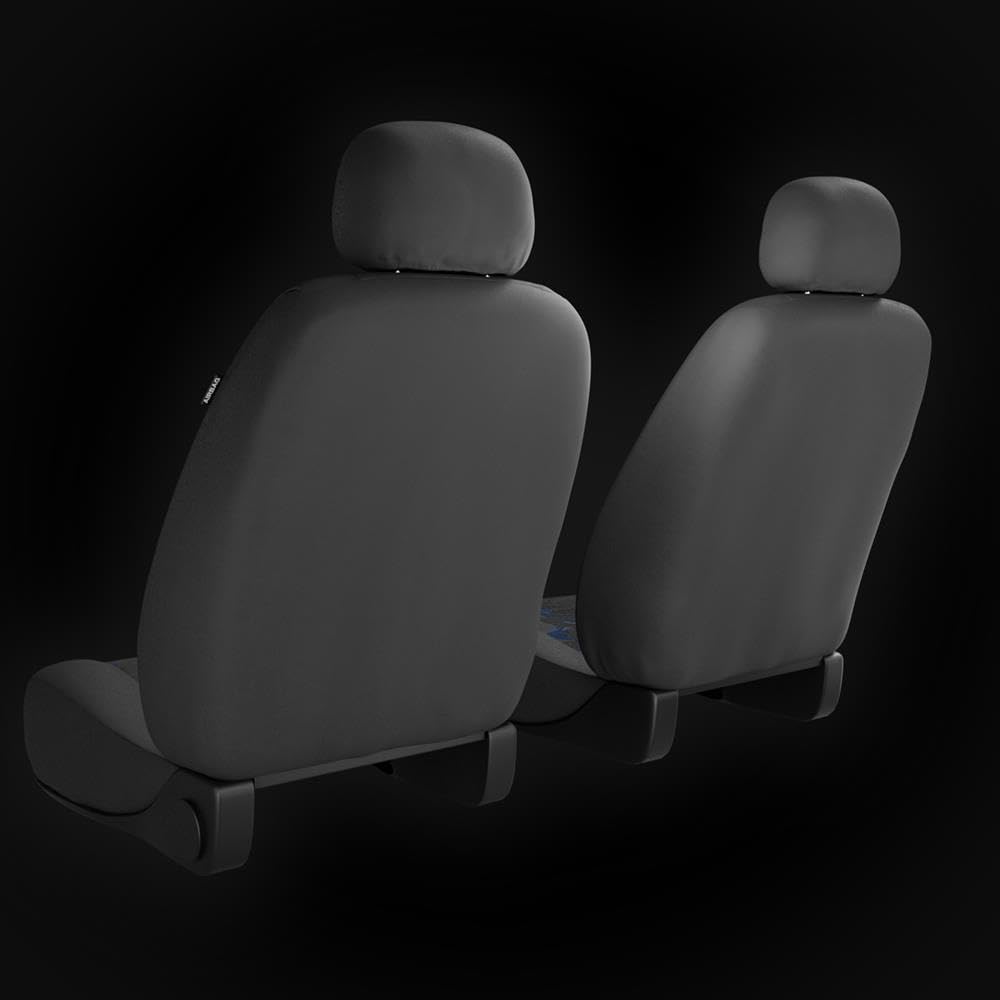 Mossa Sitzbezüge passend für Mercedes A Klasse W168 W169 (1997-2012) UNE-BL Blau UNE-BL Full Set, Bl