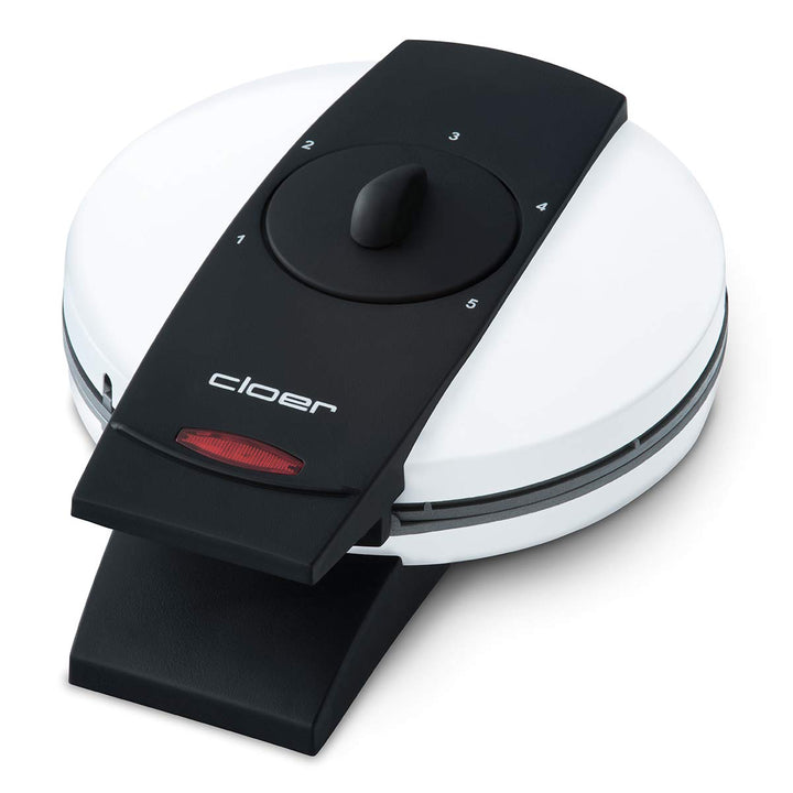 Cloer 261 Hörncheneisen für hauchdünne, knusprige Hörnchen, 800 W, Hörnchengrösse 14,5 cm Durchmesse