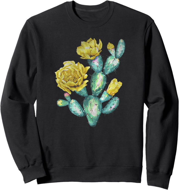 Trendy Color Pop Cactus Sweatshirt