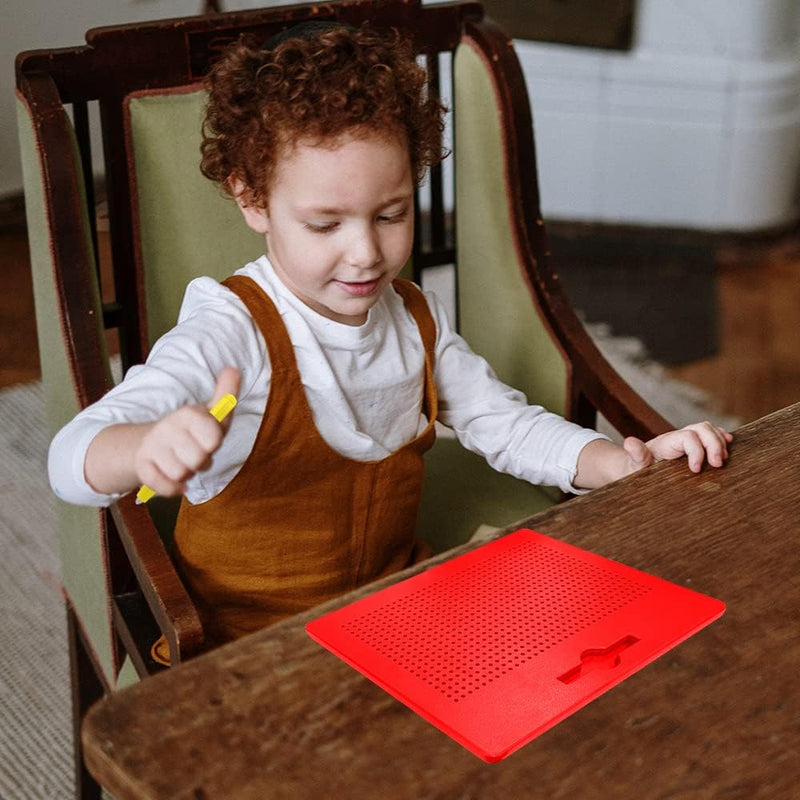 HONPHIER Kinder Zaubertafel Magnetische Zeichenbrett Reissbrett mit Stift Stahlkugel Tablet Abwischb