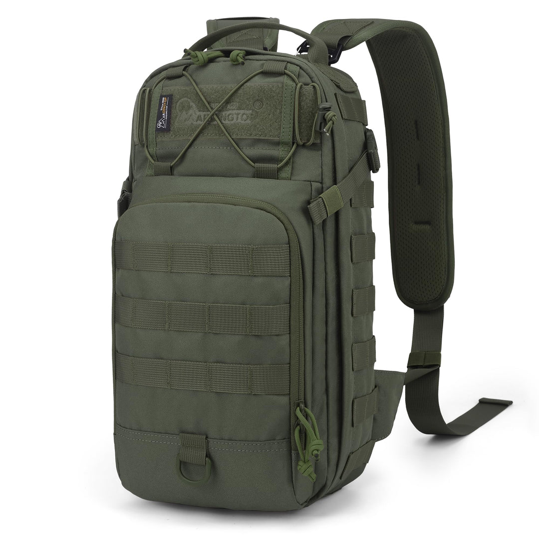 Mardingtop 18L Taktischer Rucksack für Herren mit abnehmbaren Schultergurten Vielseitiger 3-in-1 Ruc