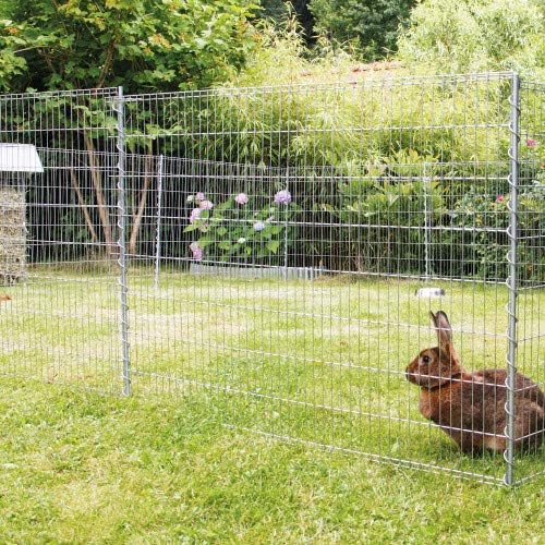 bellissa Teichschutz-Zaun Set - 92883 - Funktionaler Zaun für Abgrenzungen im Garten oder als Kleint