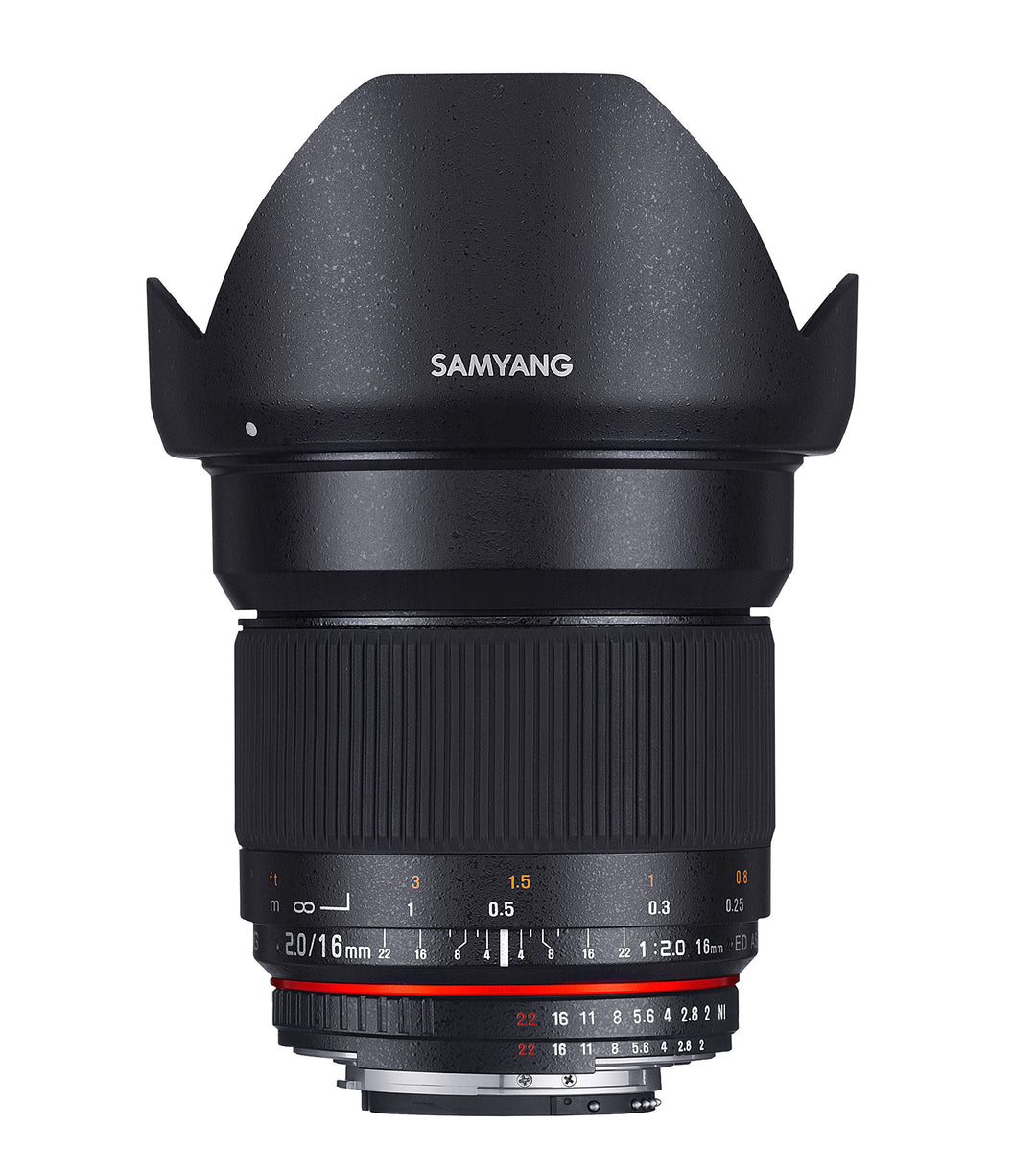 Samyang 16mm F2.0 Objektiv für Anschluss Sony Alpha Sony Alpha Single, Sony Alpha Single