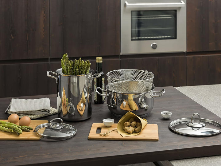 Tognana vanitosa asparagera, Edelstahl, Silber