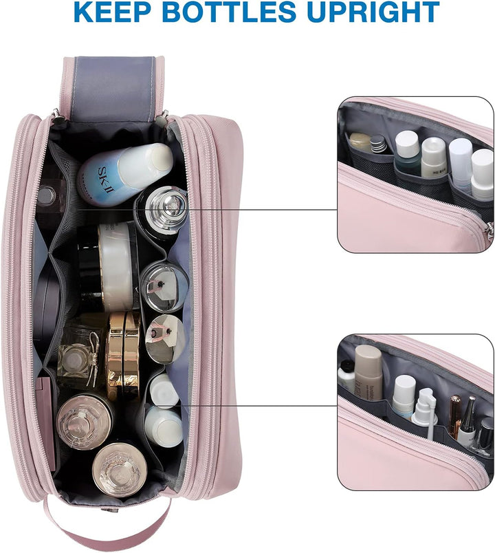 BAGSMART Kulturtasche für Herren,Travel Toiletry Organizer Dopp Kit Wasserabweisende Rasiertasche fü