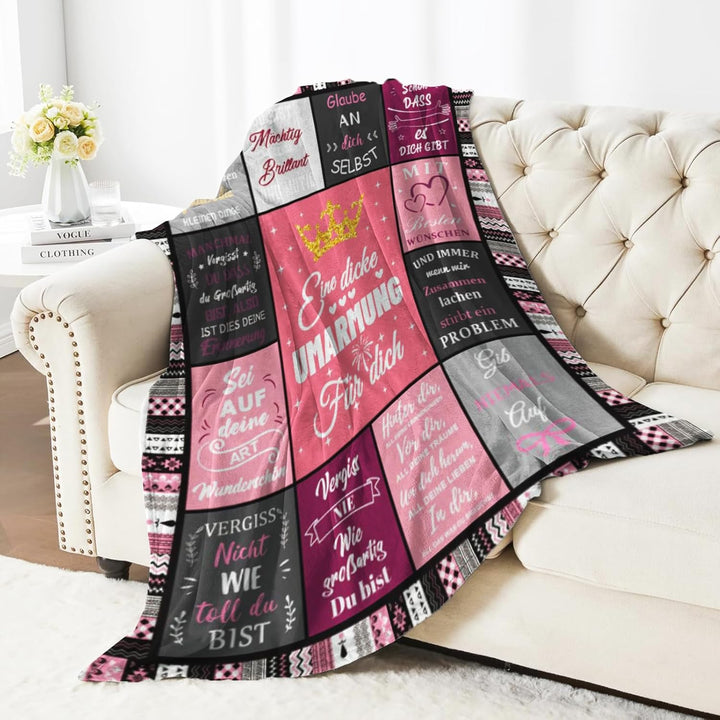 Beste Freundin Geschenke,Inspirierend Umarmung Decke Geschenk für FreundinGeburtstag,Beste Freundin