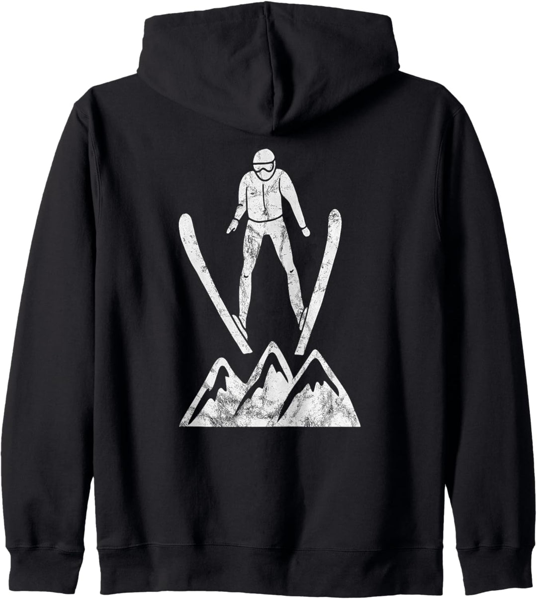 Skispringer Skifahren Skispringen Sprungschanze Berge Outfit Kapuzenjacke