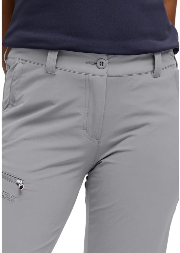 Maier Sports Damen Wanderhose Inara Slim 17 Sleet, 17 Sleet