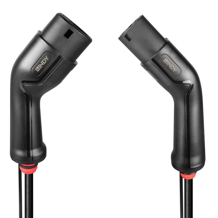 Lindy 30110 5m Ladekabel Typ 2 für E-Fahrzeuge, 11kW, 3-phasiges Laden für E-Fahrzeuge und Plug-in-H