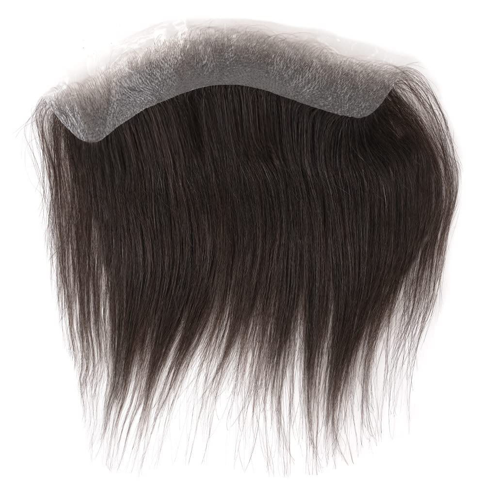 Lordhair Toupet Herren - Europäisches Echthaar Toupet, V-LOOP Skin Toupet für Männer, Toupet Echthaa