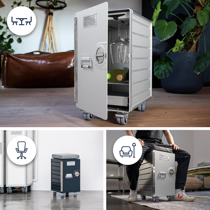 VanDeBord Hocker Schubladenschrank, Rollcontainer, Metallschrank, Büroschrank, Industrial Möbel, Akt
