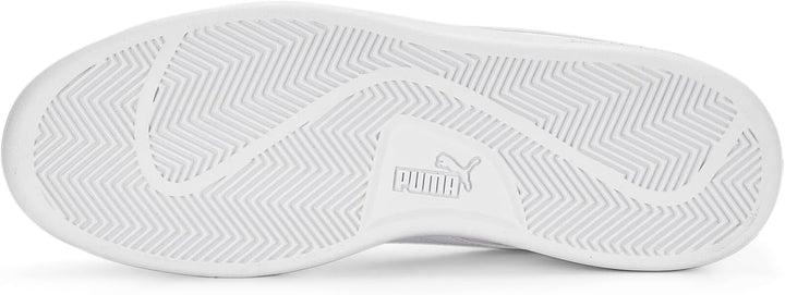 PUMA Unisex Kinder Smash 3.0 L Sneaker 36 EU Puma White Puma White Puma Gold, 36 EU Puma White Puma
