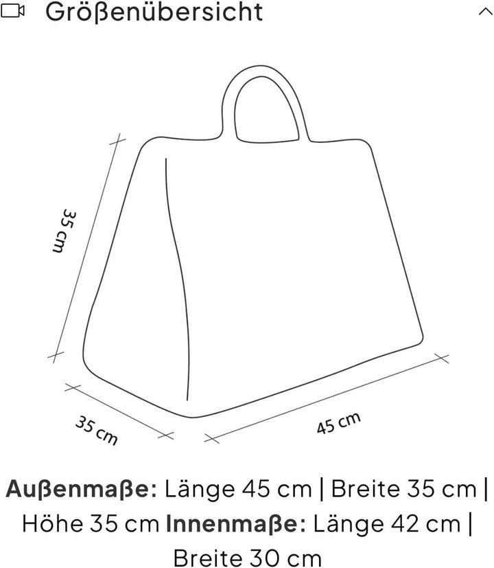 Hundetragetasche Donna 3-in-1 Hundetasche, Autositz & Reisebett in einem Schokobraun- Für kleine Hun