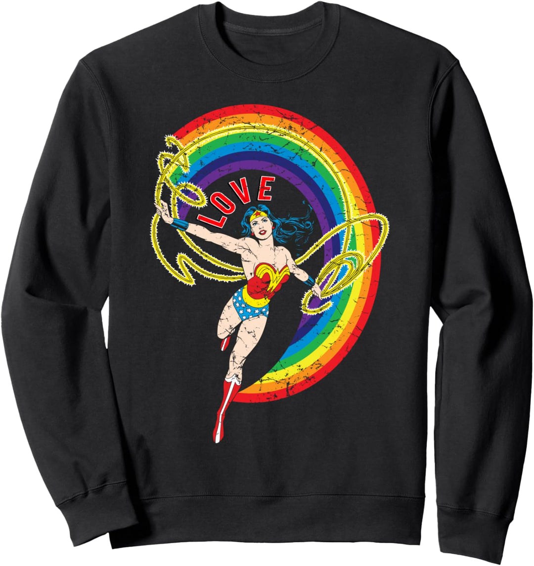 DC Wonder Woman Rainbow Love Sweatshirt