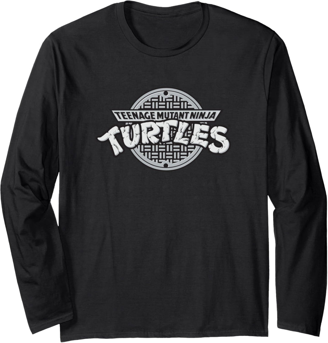 Teenage Mutant Ninja Turtles TMNT Sewer Logo Langarmshirt