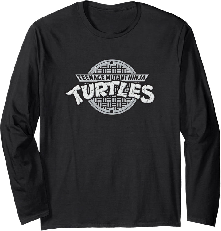 Teenage Mutant Ninja Turtles TMNT Sewer Logo Langarmshirt