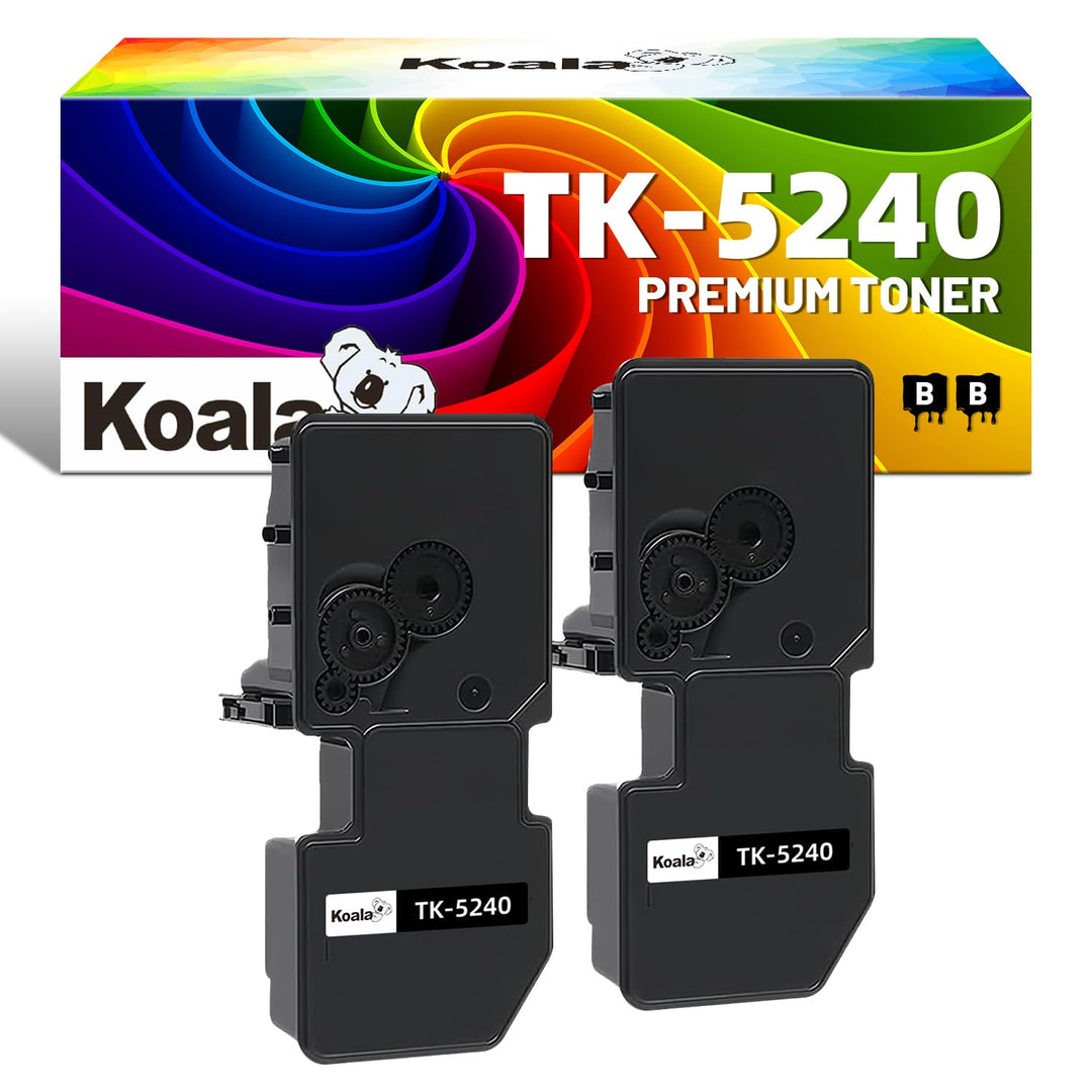 Koala TK5240 Toner kompatibel mit Kyocera TK-5240 TK-5240K TK-5240C TK-5240Y TK-5240M Toner für Kyoc