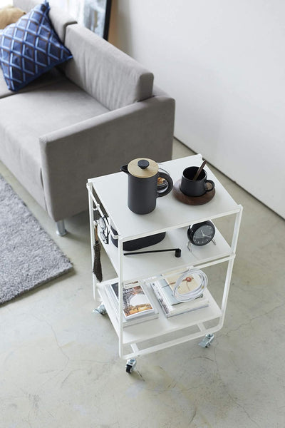 3-tiered kitchen wagon - Tower - White