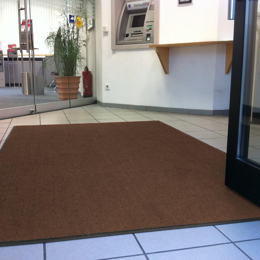 Floordirekt Schmutzfangmatte Monochrom | Fussmatte in 10 Grössen & 8 Farben | Türmatte für innen & a