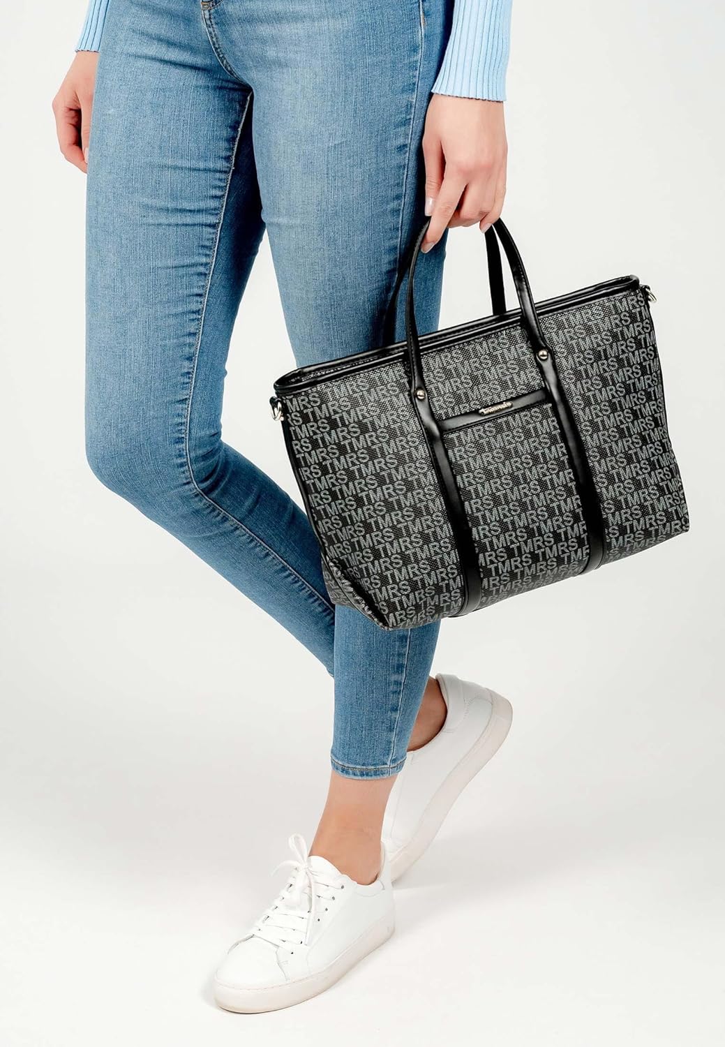Tamaris Shopper Grace 31438 Damen Handtaschen Print Einheitsgrösse Black 100, Einheitsgrösse Black 1