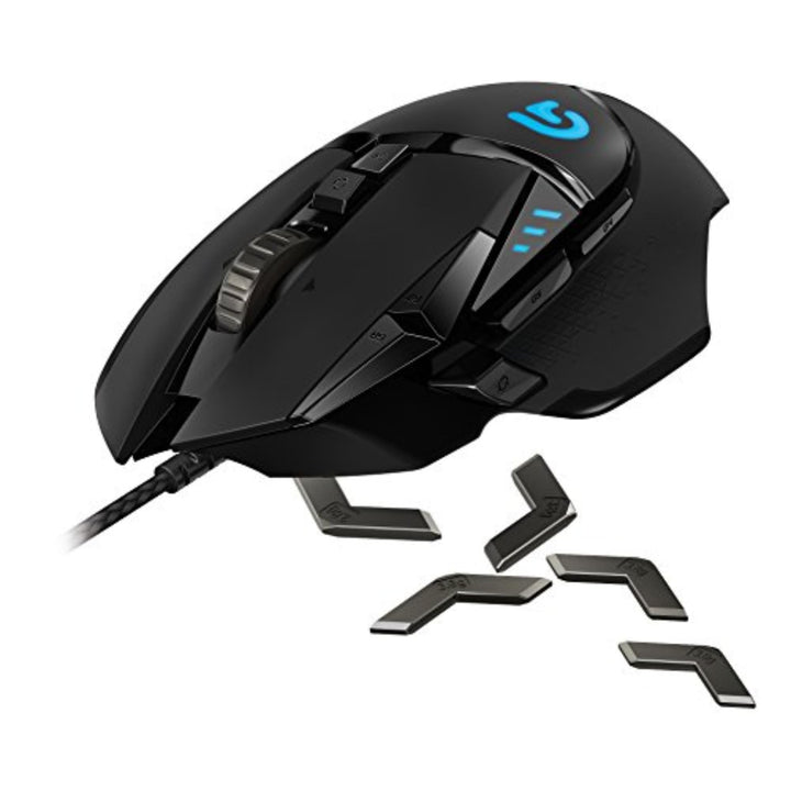 Logitech G502 Proteus Spectrum RGB Tunable Gaming Mouse, 12,000 DPI On-The-Fly DPI Shifting, Persona
