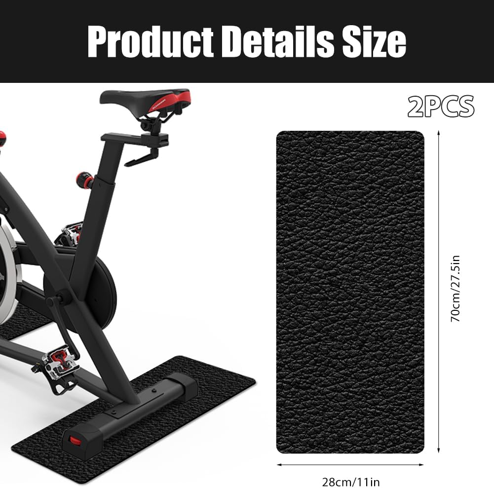 Bodenschutzmatte Fitnessgerät – Peelanmall 2er Set Schutzmatte Boden, 70×28×0,6cm – rutschfeste & St