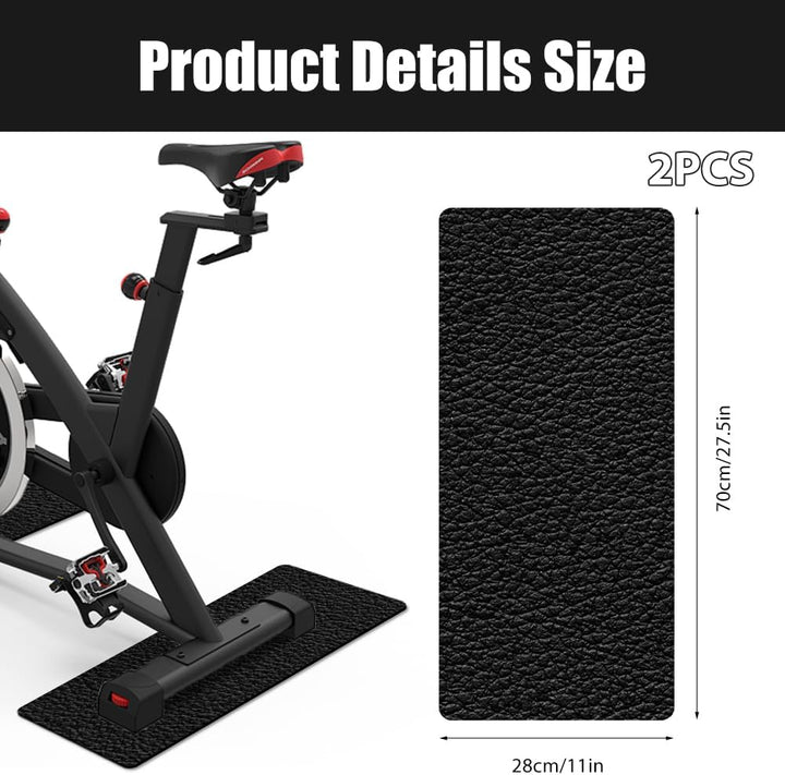 Bodenschutzmatte Fitnessgerät – Peelanmall 2er Set Schutzmatte Boden, 70×28×0,6cm – rutschfeste & St