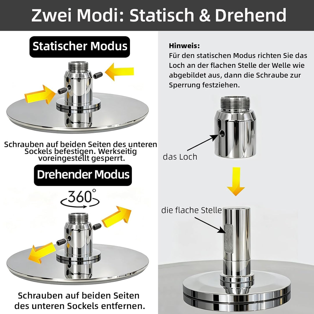 45MM Dance Pole Stange - Hochwertige Höhenverstellbare Poledance Stange für das Tanzen im Innenberei