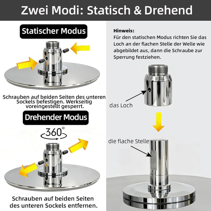 45MM Dance Pole Stange - Hochwertige Höhenverstellbare Poledance Stange für das Tanzen im Innenberei
