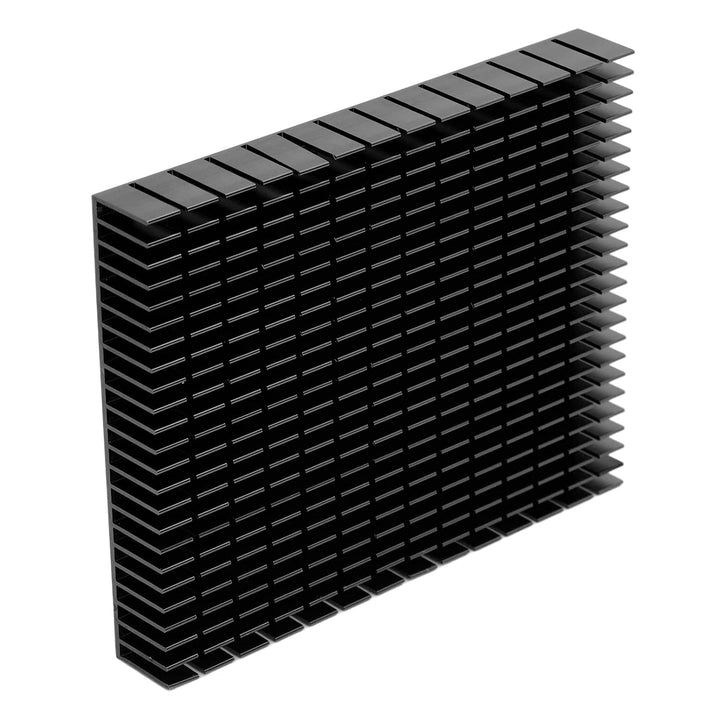 Yctze Kühlkörper gross, Kühlkörper Aluminium, 150x120x20mm Kühler Schwarz Kühlung Kühlkörper Kühler