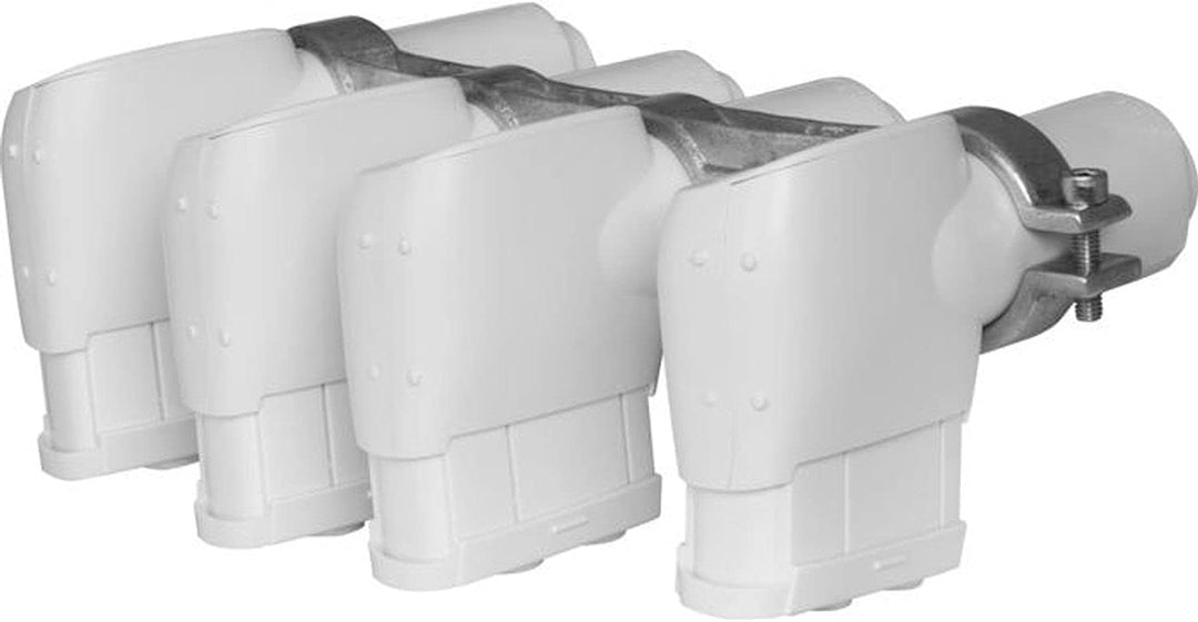 TechniSat Skytenne-System - Empfangseinheit (eine Multifeed-Schiene und 4 passend montierte Quattro-