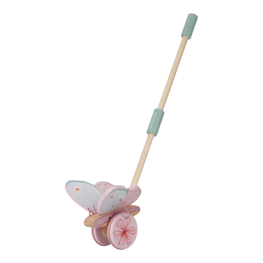 Little Dutch 7343 FSC Holz Schiebetier Schmetterling - Fairy Garden rosa