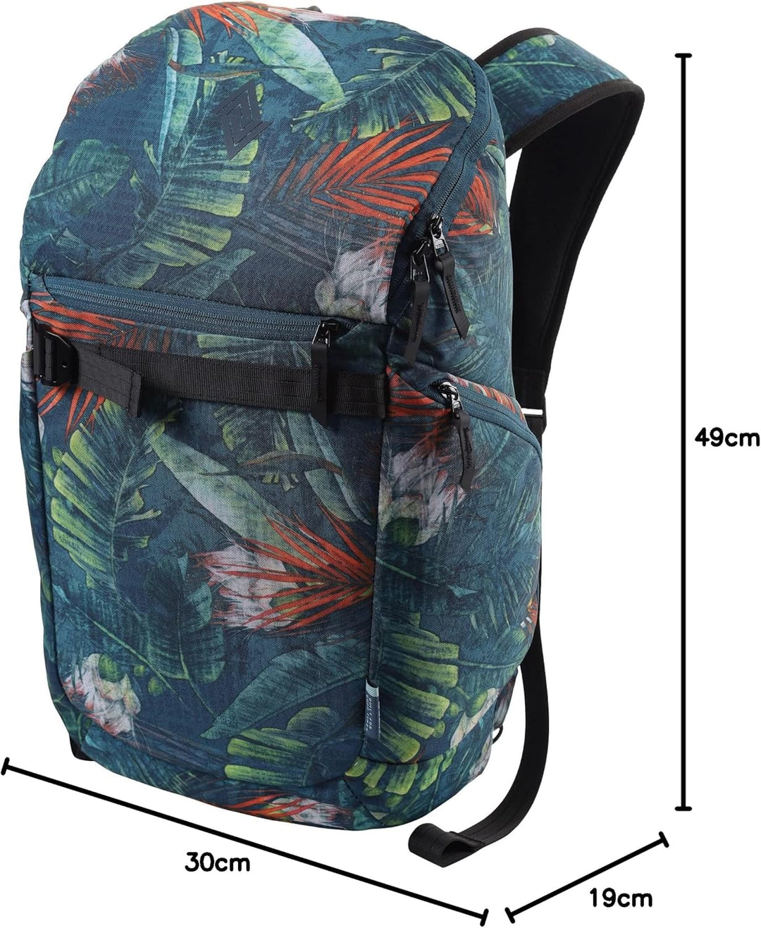Nitro Unisex Nikuro Rucksack (1er Pack) 26 L Tropical, 26 L Tropical
