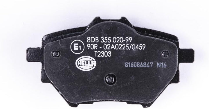 HELLA PAGID 8DB 355 020-991 Bremsbelagsatz - T2303 - Dicke/Stärke: 17.5mm - Bremssystem: Bosch - nic