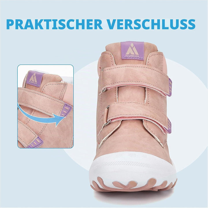 Mishansha Kinder Wanderschuhe rutschfest Leicht Trekking Wanderstiefel für Jungen Mädchen Gr.24-38 3