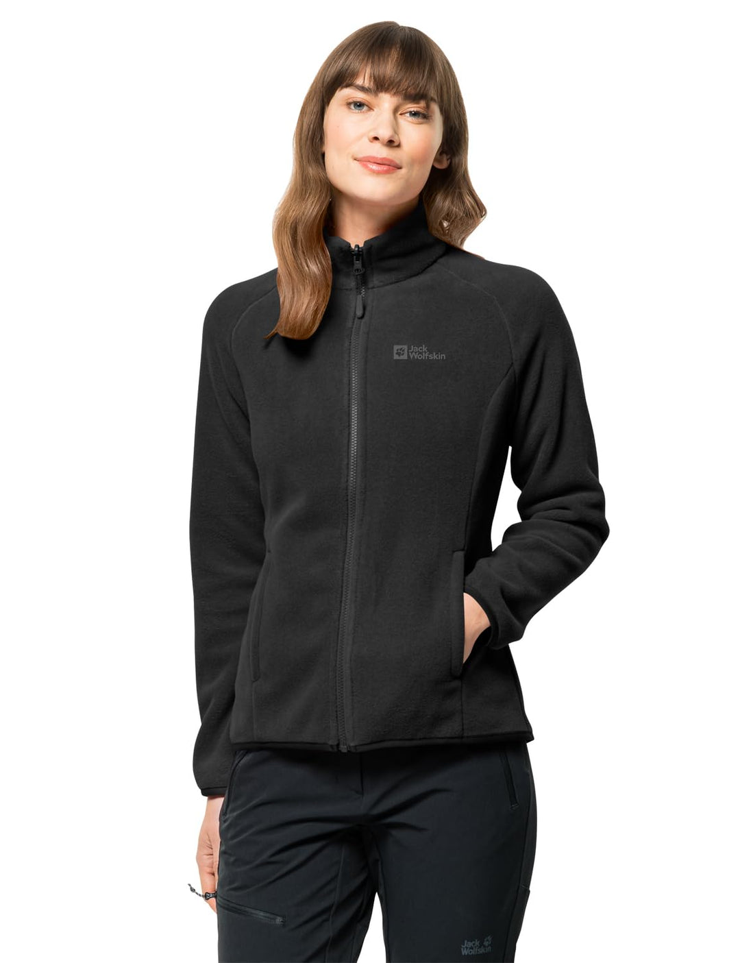 Jack Wolfskin Damen Moonrise Fz W Fleece-Jacke (1er Pack) S Schwarz, S Schwarz