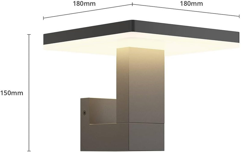 Lucande LED Wandleuchte aussen &