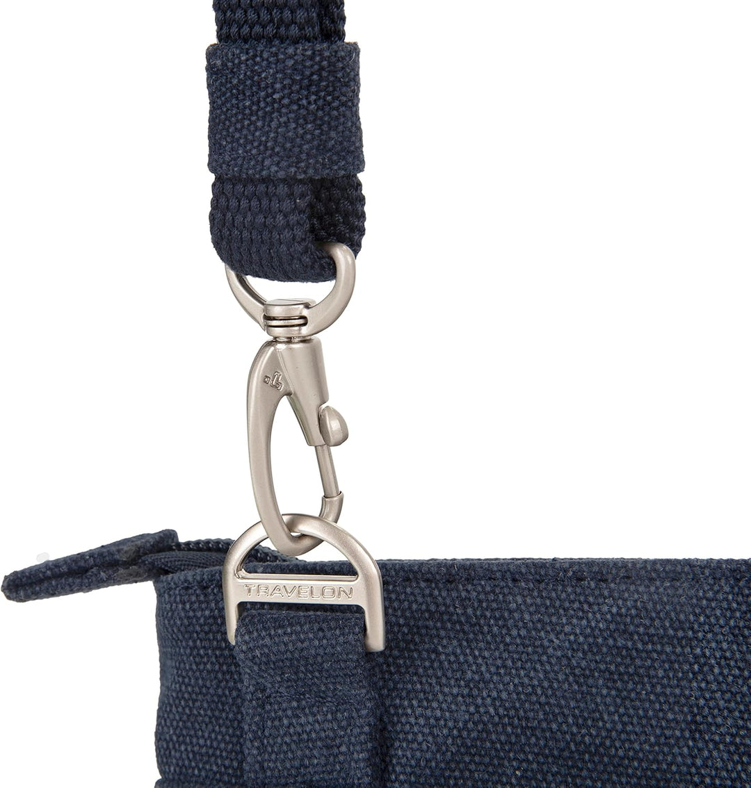 Travelon Damen Anti-Theft Heritage Small Crossbody Umhängetasche Indigo, Indigo/Mandala-traum