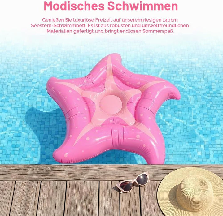 Aufblasbare Wasser Luftmatratze Pool 165x75cm, Hängematte Pool Spielzeug, Aufblasbarer Luftmatratze
