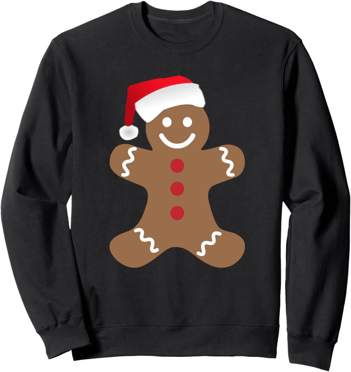 Lebkuchenmann-Weihnachts-Shirt – Weihnachtsmann Lebkuchenmann Sweatshirt