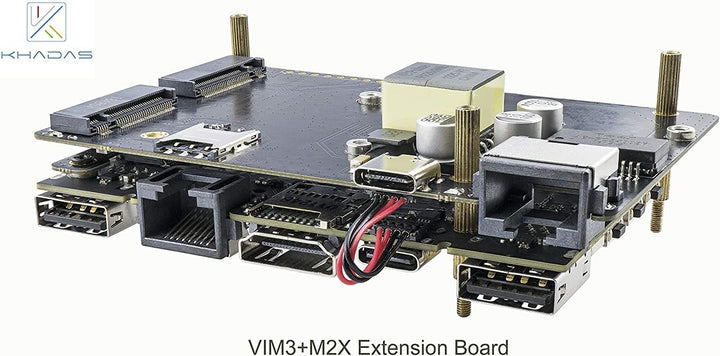 khadas VIM3 Pro Amlogic A311D Einplatinencomputer mit 5.0 Tops NPU, 16MB SPI Flash, PCIe und USB 3.0
