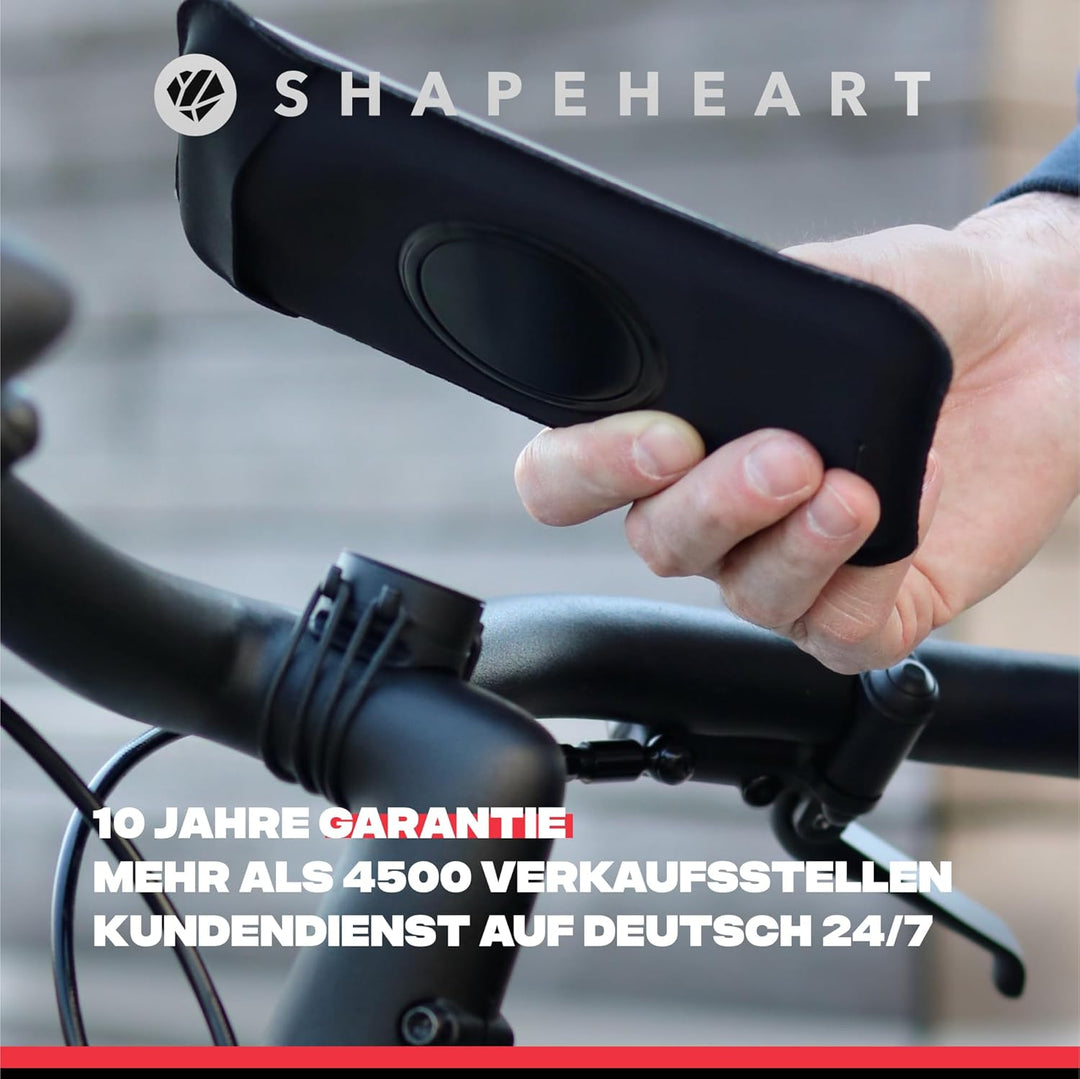 Shapeheart französische Innovation, Magnetische Fahrrad-Handyhalterung mit Abnehmbarer wetterfester