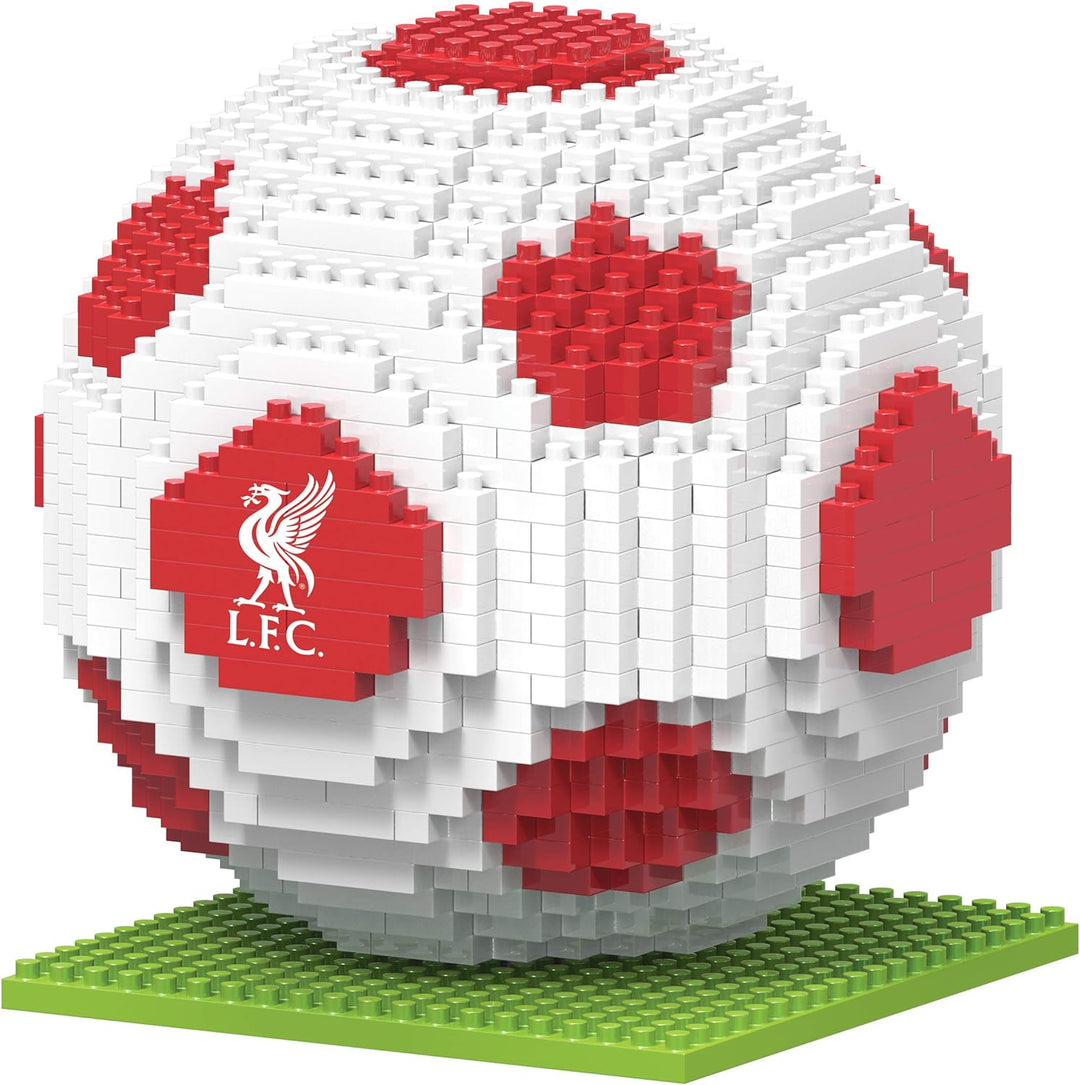 FOCO Offiziell lizenziertes Liverpool FC BRXLZ Bausteine, 3D-Fussball-Bauset