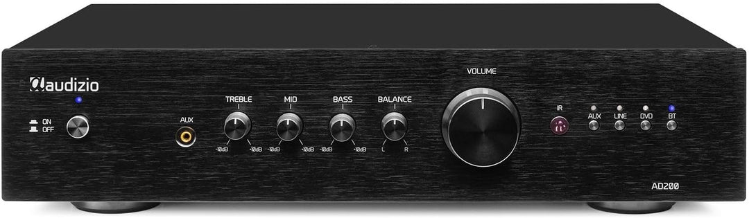 Audizio AD200B - HiFi-Stereo-Verstärker 2 x 200 Watt, Bluetooth Verstärker für Lautsprecher und HiFi