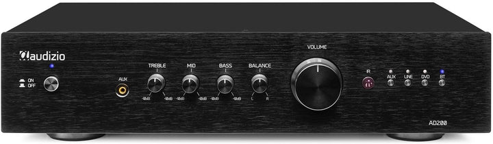 Audizio AD200B - HiFi-Stereo-Verstärker 2 x 200 Watt, Bluetooth Verstärker für Lautsprecher und HiFi