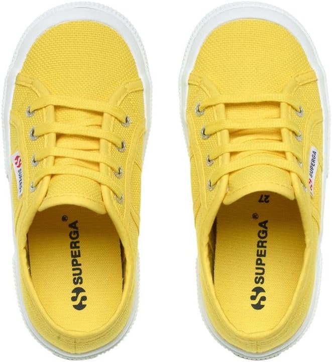 Superga 2750 JCOT Classic, S0003C0, Unisex-Kinder Sneaker 25 EU Gelb 176 Sunflower, 25 EU Gelb 176 S