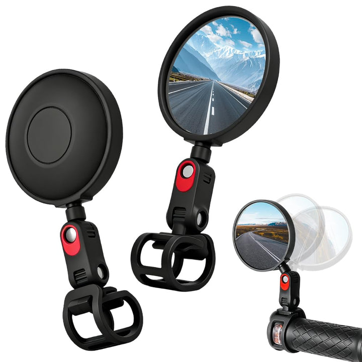 Rückspiegel für Segway Ninebot ZT3 G2 G3 E3 F3, 2er-Set 360° drehbar klappbar E Scooter Zubehör, Acr